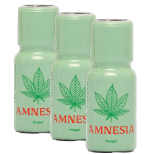 AMNESIA X 3 Poppers propyl aromatisé CBD - puissant