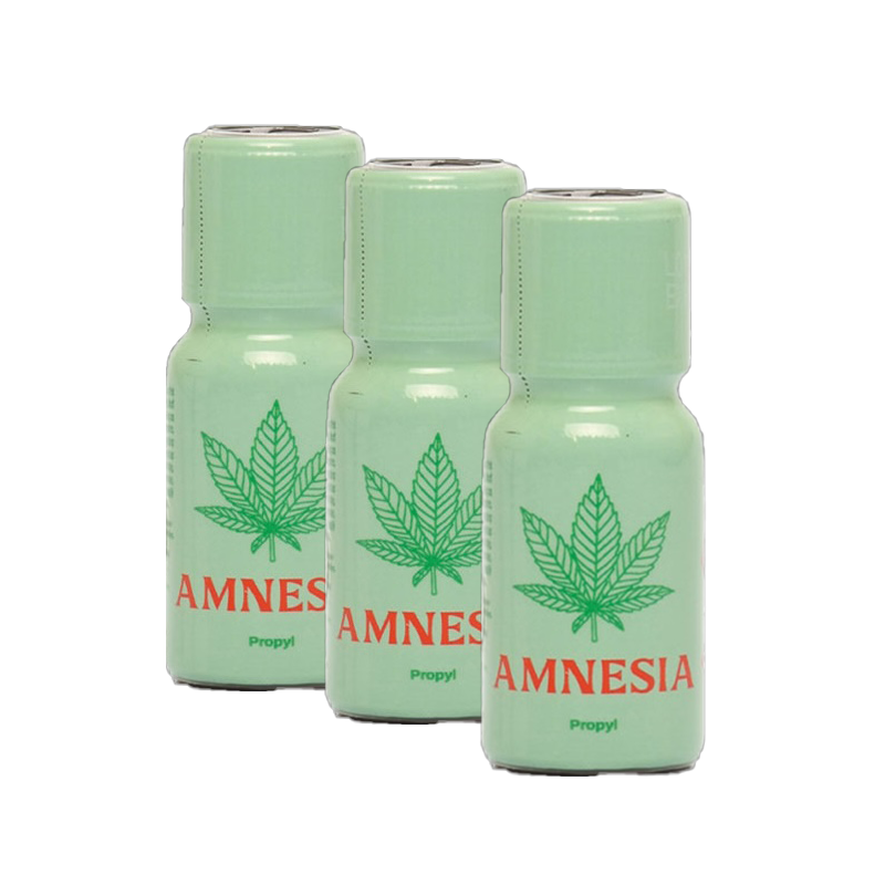 AMNESIA X 3 Poppers propyl aromatisé CBD - puissant