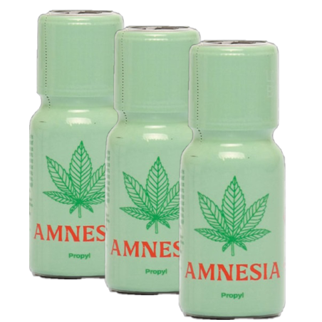 AMNESIA X 3 Poppers propyl aromatisé CBD - puissant