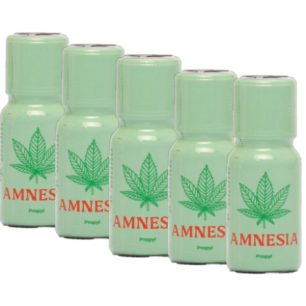 AMNESIA X 5 Poppers puissant propyl aromatisé CBD