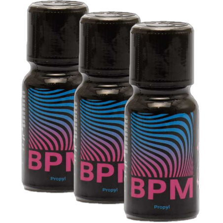 BPM X 3 - 15ml - Poppers 70% propyl - puissant