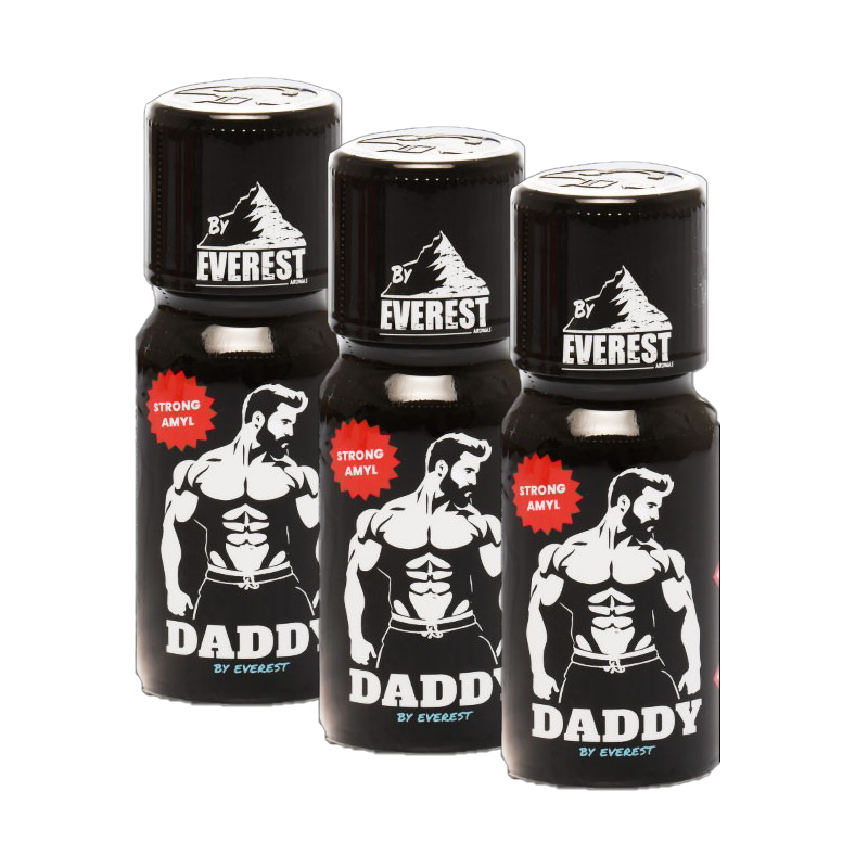 DADDY X 3 - 15ml - Poppers 70% amyl - très bonnes sensations