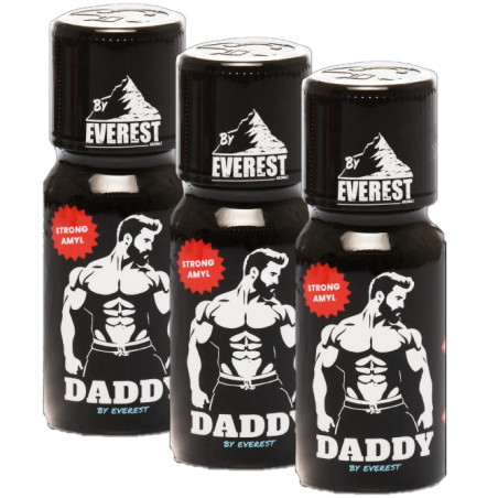 DADDY X 3 - 15ml - Poppers 70% amyl - très bonnes sensations