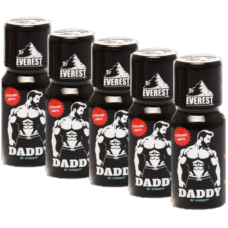 DADDY X 5 - 15ml - Poppers 70% amyl - très bonnes sensations