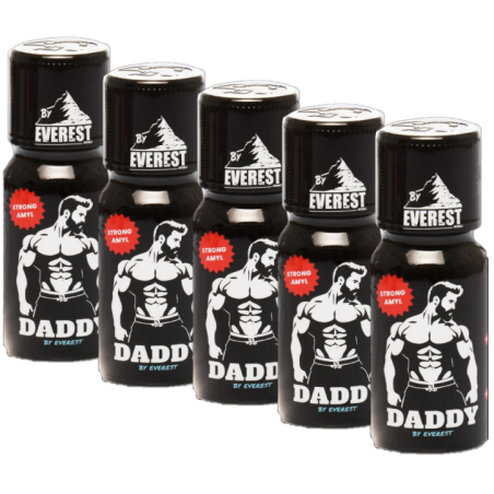 DADDY X 5 - 15ml - Poppers 70% amyl - très bonnes sensations