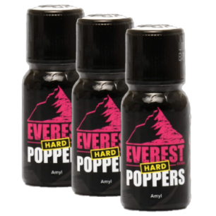 EVEREST HARD X 3 - 15ml - Poppers 70% pur amyl - montée rapide