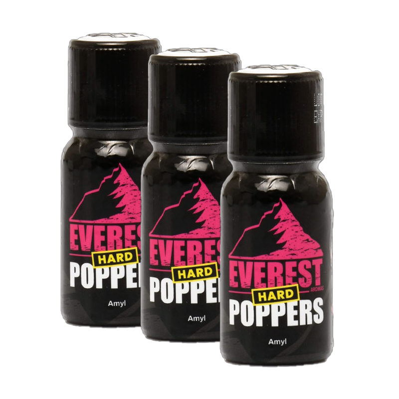 EVEREST HARD X 3 - 15ml - Poppers 70% pur amyl - montée rapide