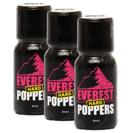 EVEREST HARD X 3 - 15ml - Poppers 70% pur amyl - montée rapide