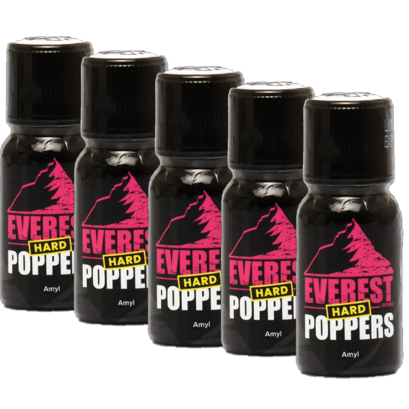 EVEREST HARD X 5 - 15ml - Poppers 70% pur amyl - montée rapide