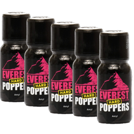 EVEREST HARD X 5 - 15ml - Poppers 70% pur amyl - montée rapide