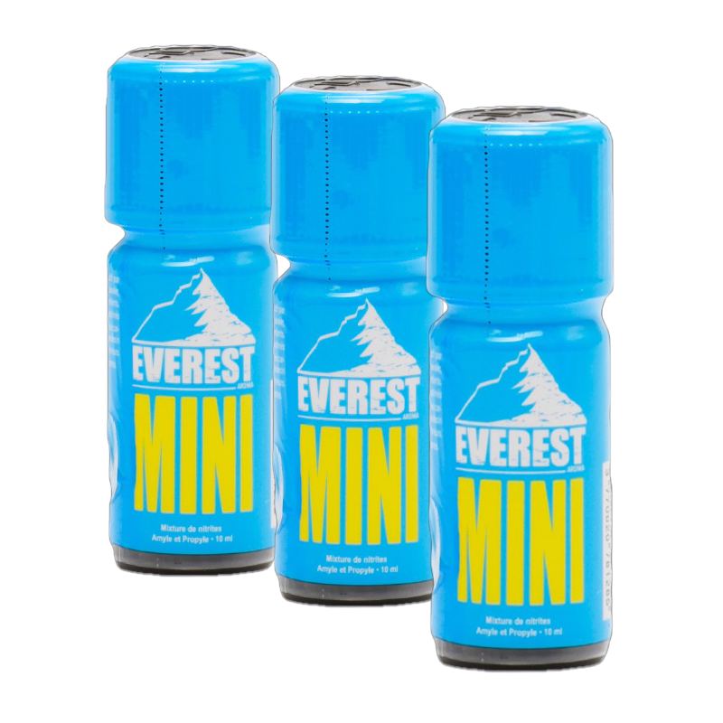 EVEREST MINI X 3 - 10ml - POPPERS 70% PROPYL - Effective