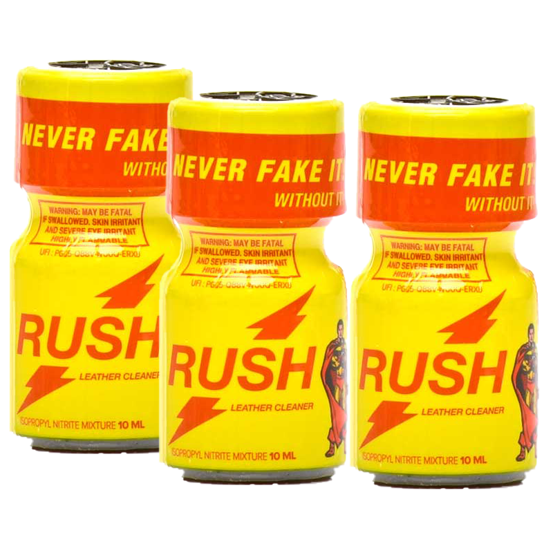 RUSH X 3 - 10ml - Poppers pur propyl - UN CLASSIQUE