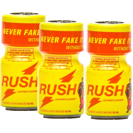 RUSH X 3 - 10ml - Poppers pur propyl - UN CLASSIQUE