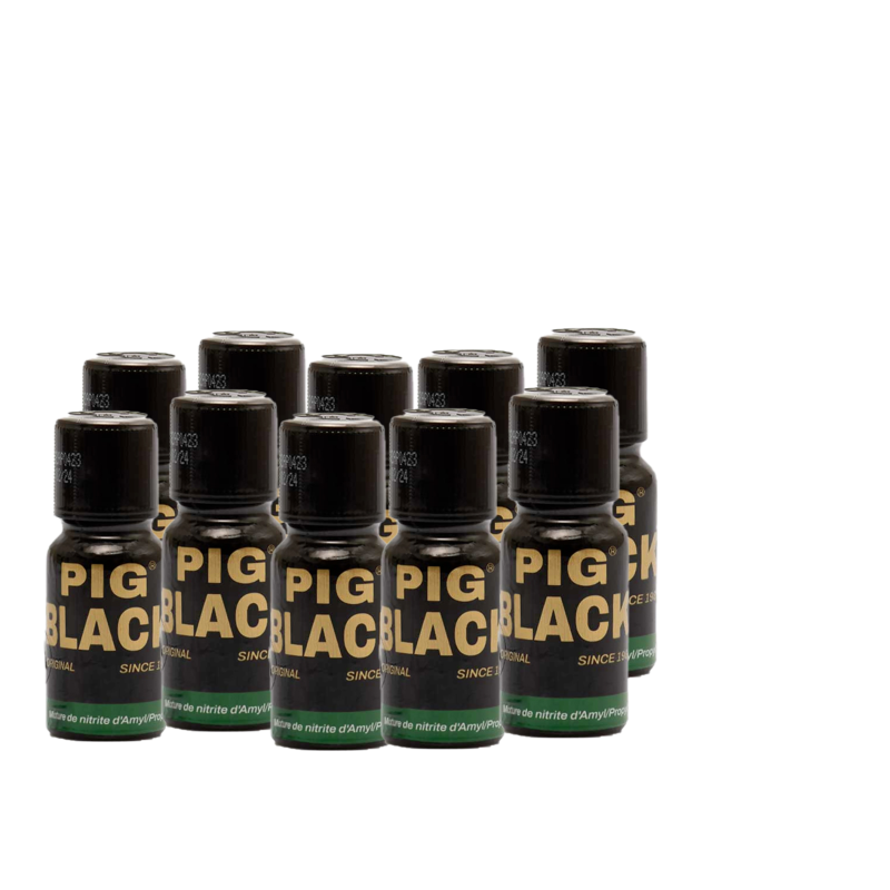 Pig Black x 10 - 15ml bottle - Aroma Fort - Propyl/Amyl