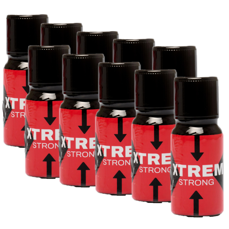 XTREM x 10- Flacons de 15ml - 95% pur Amyl - TRES PUISSANT