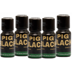 Pig Black x 5 - 15ml vial -...